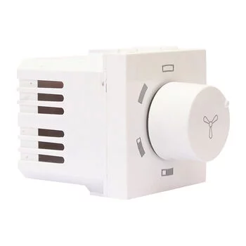 HAVELLS 5 STEP FAN REGULATOR HIGH SPEED 2 MODULE CORAL HAVELLS Model: AHLRFHW005