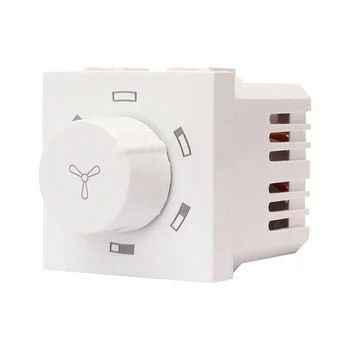 HAVELLS 5 STEP FAN REGULATOR HIGH SPEED 2 MODULE CORAL HAVELLS Model: AHLRFHW005