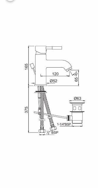 Single Lever Basin Mixer | Model : SOL-CHR-6051B