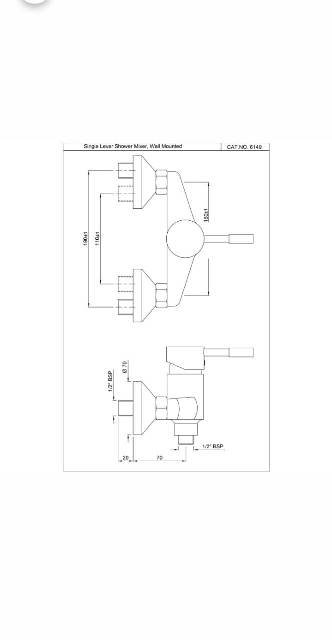 Single Lever Exposed Shower Mixer | Model : SOL-CHR-6149