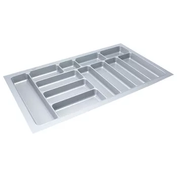 HAFELE ERGO-FIT, SMART CUTLERY TRAY FOR 900MM DRAWER SILVER GREY HAFELE Model: 556.72.531