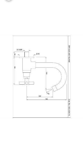 Sink Cock | Model : SOL-CHR-6347