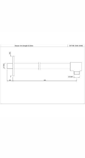 Shower Arm | Model : SHA-SSF-49483