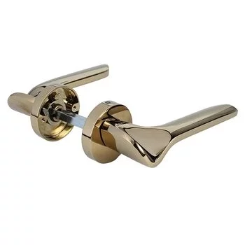 QUBA LEVER HANDLE QX 2031 ON ROSE (GPVD) QUBA Model: QX-2031-OR-GPVD