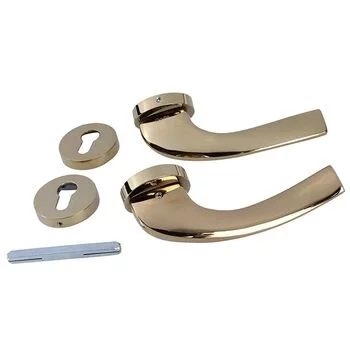 QUBA LEVER HANDLE QX 2032 ON ROSE (GPVD) QUBA Model: QX-2032-OR-GPVD