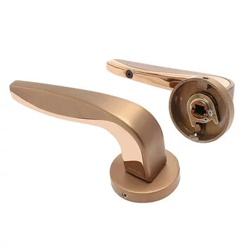 QUBA LEVER HANDLE QP 3031 ON ROSE (RG/RGMPVD) QUBA | Model: QP-3031-OR-RG/RGMPVD