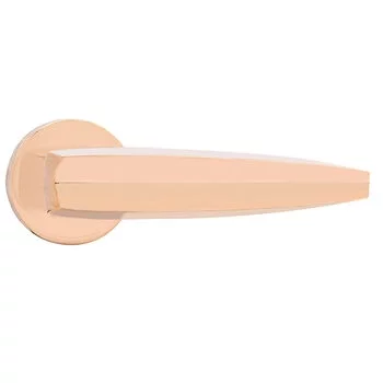 QUBA LEVER HANDLE QP 3027 ON ROSE (RGPVD) QUBA Model: QP-3027-OR-RGPVD