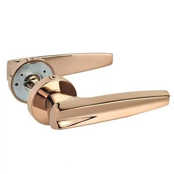 QUBA LEVER HANDLE QP 3027 ON ROSE (RGPVD) QUBA Model: QP-3027-OR-RGPVD