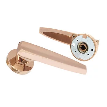 QUBA LEVER HANDLE QP 3027 ON ROSE (RGPVD) QUBA Model: QP-3027-OR-RGPVD