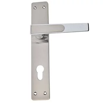 QUBA LEVER HANDLE Q 457 -10 INCH 60 MM KEY & KNOB (SS/CP) QUBA Model: Q-457-10LK-SS/CP