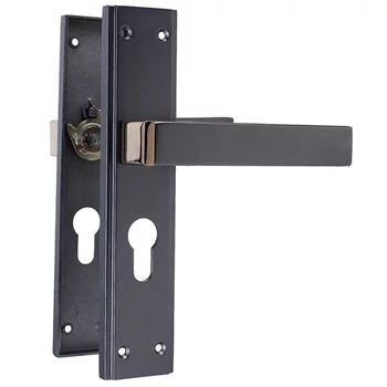 QUBA LEVER HANDLE Q 450 -ON ROSE 60 MM KEY & KNOB (RGPVD/BM) QUBA Model: Q-450-ORLK-RGPVD/BM