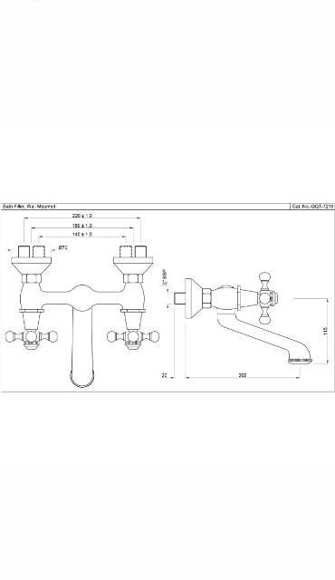 Wall Mixer Non-Telephonic Shower Arrangement | Model : QQT-ACR-7219