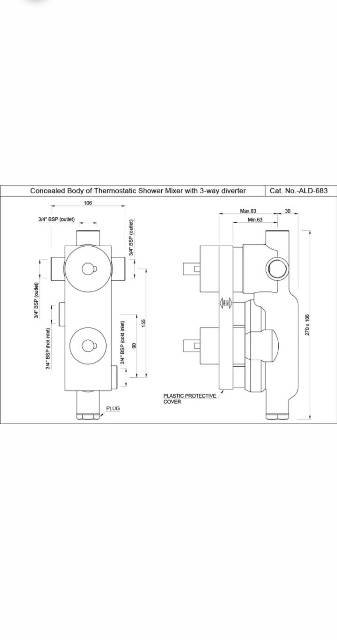Aquamax Concealed Body | Model : ALD-CHR-683