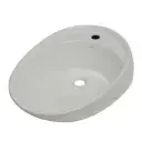 JAQUAR TABLE TOP BASIN, SIZE: 590X380X190MM VGS-WHITE-81931N VESSEL / TABLE TOP / COUNTER TOP JAQUAR SANITARYWARE | Model: VGS-WHT-81931N