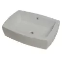 JAQUAR TABLE TOP BASIN, SIZE: 95X440X185 MM KUS-WHITE-35901 VESSEL / TABLE TOP / COUNTER TOP JAQUAR SANITARYWARE | Model: KUS-WHT-35901