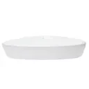 JAQUAR TABLE TOP BASIN, SIZE: 600X410X100MM LYS-WHITE-38901N VESSEL / TABLE TOP / COUNTER TOP JAQUAR SANITARYWARE | Model: LYS-WHT-38901N