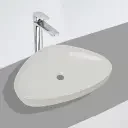 JAQUAR TABLE TOP BASIN, SIZE: 600X410X100MM LYS-WHITE-38901N VESSEL / TABLE TOP / COUNTER TOP JAQUAR SANITARYWARE | Model: LYS-WHT-38901N