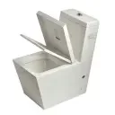 JAQUAR ONE PIECE WC WITH UF SOFT CLOSE SEAT KUS-WHITE-35851S300UF JAQUAR SANITARYWARE | Model: KUS-WHT-35851S300UF