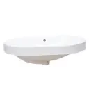 JAQUAR COUNTER TOP BASIN, SIZE:600X400X175MM SLS-WHITE-6601 VESSEL / TABLE TOP / COUNTER TOP JAQUAR SANITARYWARE | Model: SLS-WHT-6601