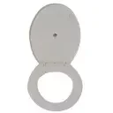 CERA CALIBRE PREMIUM TOILET SEAT COVER EXPOSED WHITE GLOSSY CERA | Model: B1510117