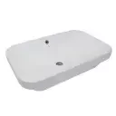 JAQUAR COUNTER TOP BASIN, SIZE: 610X415X160MM DRS-WHITE-37601 VESSEL / TABLE TOP / COUNTER TOP JAQUAR SANITARYWARE | Model: DRS-WHT-37601