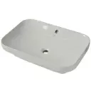 JAQUAR COUNTER TOP BASIN, SIZE: 610X415X160MM DRS-WHITE-37601 VESSEL / TABLE TOP / COUNTER TOP JAQUAR SANITARYWARE | Model: DRS-WHT-37601