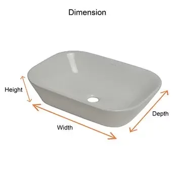 KOHLER SPAN SQUARE VESSEL W/O DECK 485X344 31459IN-0 VESSEL / TABLE TOP / COUNTER TOP KOHLER | Model: 31459IN-0