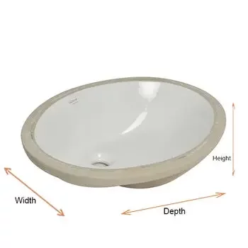 GLOCERA DIANA UNDER COUNTER BASIN ROUND GLOSSY GLOCERA | Model: GG/UC/61001