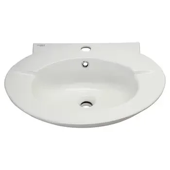 GLOCERA CLEO- BASIN 2 PC FULL PEDESTAL ROUND GLOSSY WALL HUNG BASIN / WALL MOUNT BASIN GLOCERA | Model: GG/WB/52003