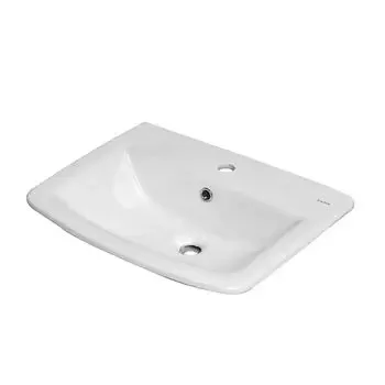 CERA CONCORD EXPOSED WHITE GLOSSY VESSEL / TABLE TOP / COUNTER TOP CERA | Model: S2030114