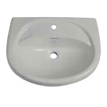 CERA CORNET WALL HUNG WASH BASIN EXPOSED WHITE GLOSSY WALL HUNG BASIN / WALL MOUNT BASIN CERA | Model: S2040103