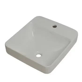 KOHLER FOREFRONT SQUARE W/ DECK 75374IN-1-0 VESSEL / TABLE TOP / COUNTER TOP KOHLER | Model: 75374IN-1-0