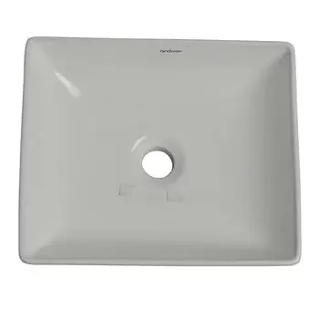 HINDWARE WB "TOZZO" 36X31 - S.WHITE VESSEL / TABLE TOP / COUNTER TOP HINDWARE | Model: 1010510SW