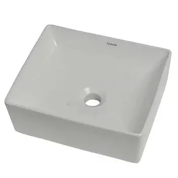 HINDWARE WB "TOZZO" 36X31 - S.WHITE VESSEL / TABLE TOP / COUNTER TOP HINDWARE | Model: 1010510SW