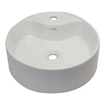 GLOCERA BENITO WASH BASIN ROUND GLOSSY VESSEL / TABLE TOP / COUNTER TOP GLOCERA | Model: GG/AB/62003