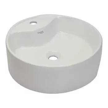 GLOCERA BENITO WASH BASIN ROUND GLOSSY VESSEL / TABLE TOP / COUNTER TOP GLOCERA | Model: GG/AB/62003