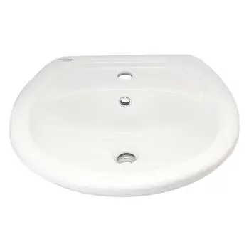 GLOCERA LISA- BASIN 2 PC FULL PEDESTAL ROUND GLOSSY WALL HUNG BASIN / WALL MOUNT BASIN GLOCERA |Model: GG/WB/52002/SW