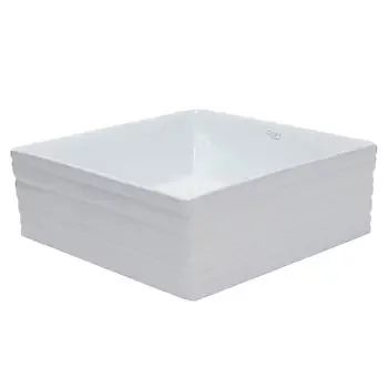 GLOCERA RIBANA SQUARE BASIN 380X380X130MM GLOCERA | Model: GS/DB/16033