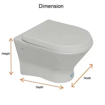 ROCA NEXO WALL HUNG BOWL / TOILET BOWL - WHITE ROCA | RS346640460