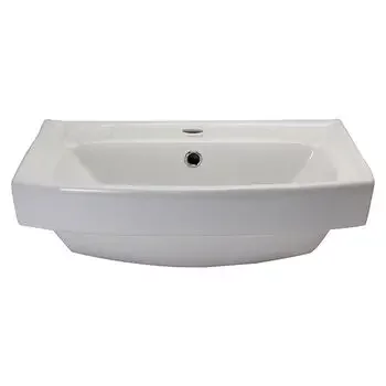 GLOCERA COMPARE - BASIN 2 PC FULL PEDESTAL ROUND WHITE, IVORY GLOSSY WALL HUNG BASIN / WALL MOUNT BASIN GLOCERA | Model: GG/WB/52012