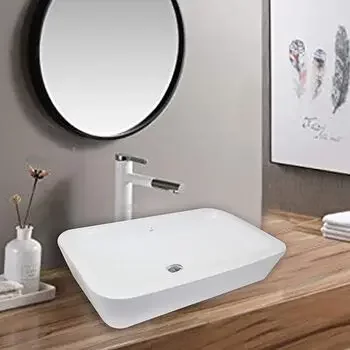 JAQUAR TABLE TOP BASIN, SIZE: 700X435X135 MM ARS-WHITE-39903 VESSEL / TABLE TOP / COUNTER TOP JAQUAR SANITARYWARE | Model: ARS-WHT-39903