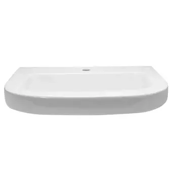 CERA CRUSE WALL HUNG WASH BASIN EXPOSED WHITE GLOSSY WALL HUNG BASIN / WALL MOUNT BASIN CERA | Model: S2040111