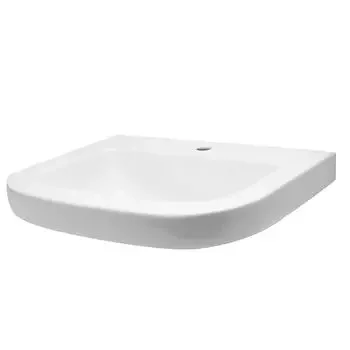 CERA CRUSE WALL HUNG WASH BASIN EXPOSED WHITE GLOSSY WALL HUNG BASIN / WALL MOUNT BASIN CERA | Model: S2040111