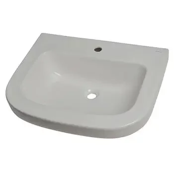 CERA CRUSE WALL HUNG WASH BASIN EXPOSED WHITE GLOSSY WALL HUNG BASIN / WALL MOUNT BASIN CERA | Model: S2040111