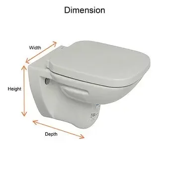 ROCA DEBBA WALL HUNG BOWL / TOILET BOWL -WHITE ROCA | Model: RS346997000