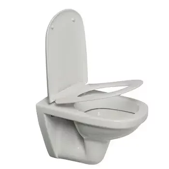 ROCA NUBA WALL HUNG -WHITE WITH SEAT COVER ROCA | Model: RS346430460