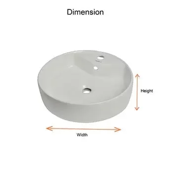 HIC WB OVER COUNTER "SOLITAIRE" - SW VESSEL / TABLE TOP / COUNTER TOP HIC | Model: 9106410SW