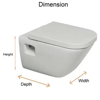 ROCA THE GAP WALL HUNG BOWL / TOILET BOWL- WHITE ROCA | Model: RS346477460