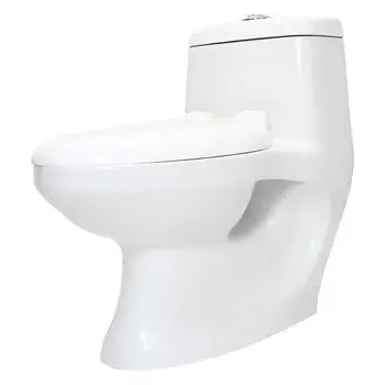 Glocera FOGO WITHOUT JET One Piece Rectangle White, Ivory Glossy GLOCERA | Model: GS/WC/1040 (GG/OP/58005)