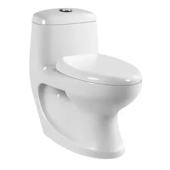 Glocera FOGO WITHOUT JET One Piece Rectangle White, Ivory Glossy GLOCERA | Model: GS/WC/1040 (GG/OP/58005)